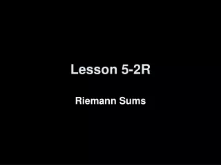 Lesson 5-2R