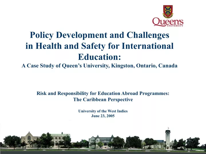 policy development and challenges in health