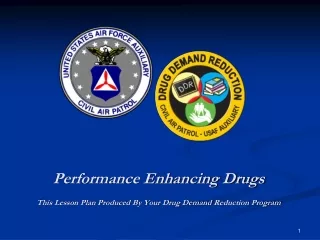 Performance Enhancing Drugs This Lesson Plan Produced By Your Drug  Demand  Reduction Program