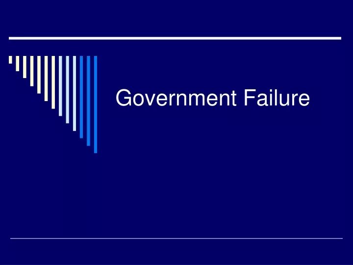 government failure