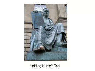 Holding Hume's Toe