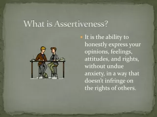 What is Assertiveness?