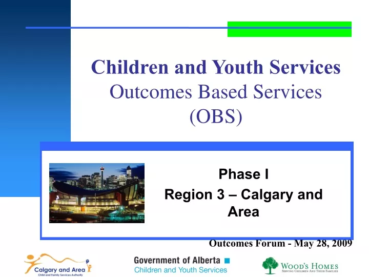 children and youth services outcomes based services obs