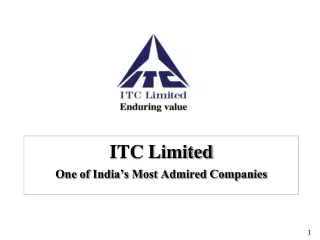 ITC Limited One of India’s Most Admired Companies