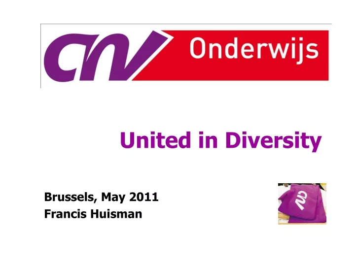 united in diversity brussels may 2011 francis huisman