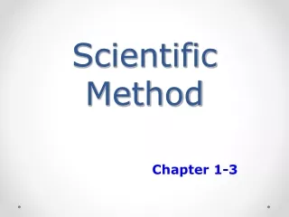 Scientific Method