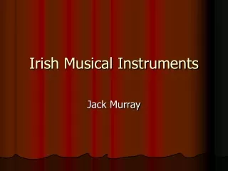 Irish Musical Instruments