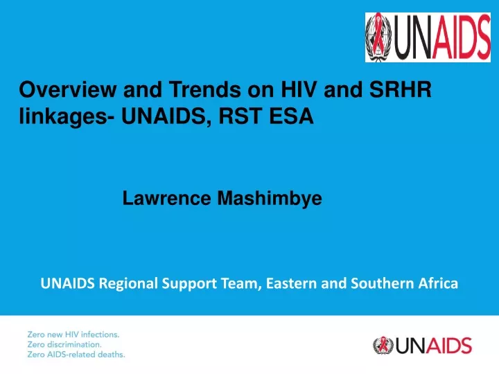 overview and trends on hiv and srhr linkages