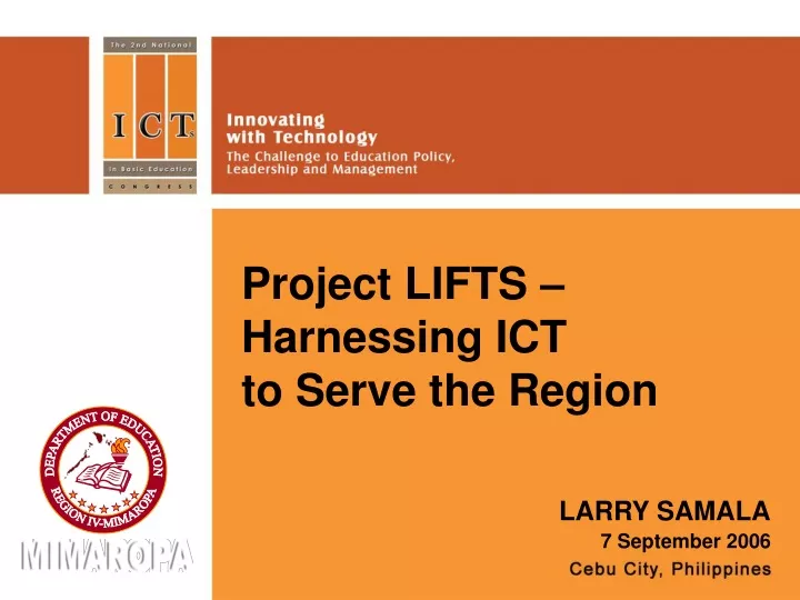 project lifts harnessing ict to serve the region
