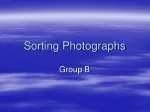 Sorting Photographs - slide 1