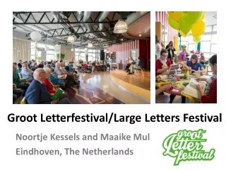 Groot Letterfestival/Large Letters Festival