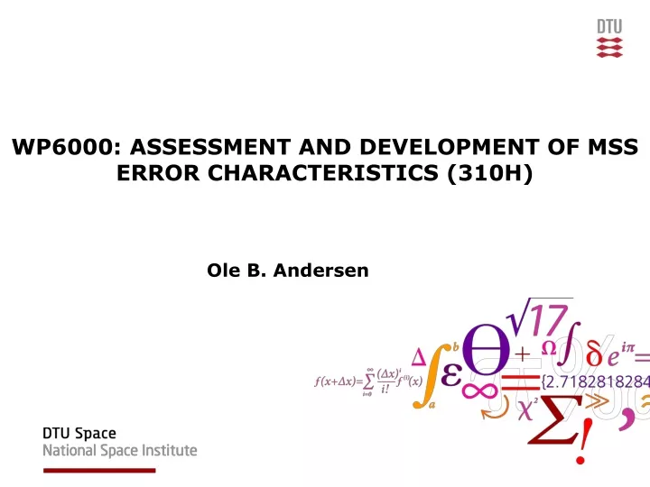 wp6000 assessment and development of mss error characteristics 310h