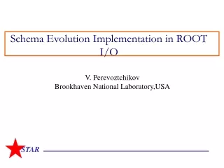 Schema Evolution Implementation in ROOT I/O