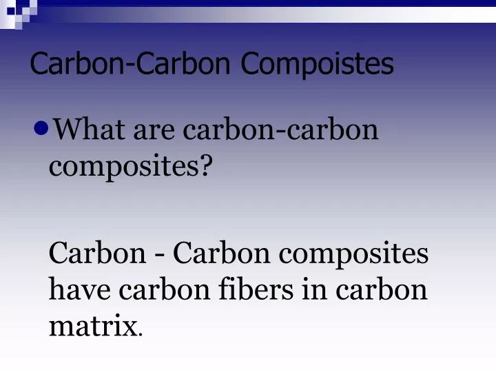 carbon carbon compoistes