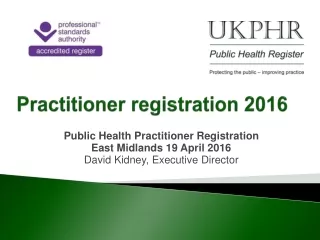 Practitioner registration 2016