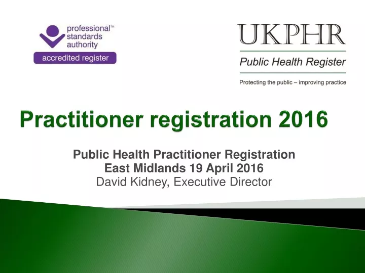practitioner registration 2016