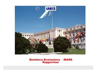 Steinlova Kvetoslava  - MARS Rapporteur