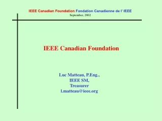 IEEE Canadian Foundation