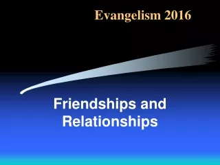 Evangelism 2016