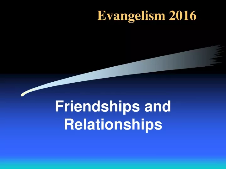 evangelism 2016