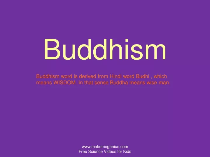 buddhism