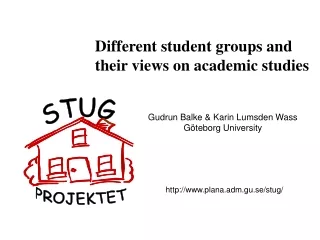 Different student groups and  their views on academic studies