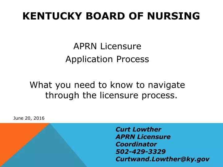 kentucky board of nursing