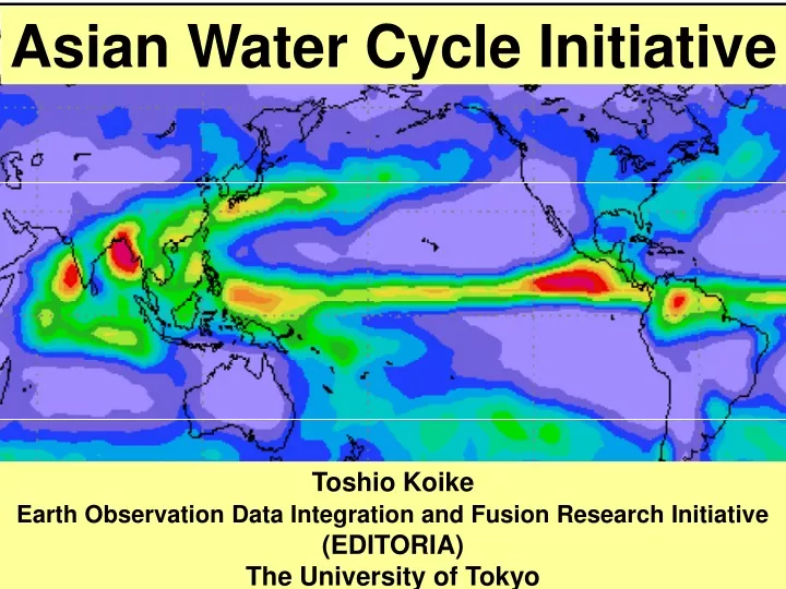 asian water cycle initiative