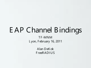 EAP Channel Bindings