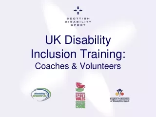 UK Disability Inclusion Training: Coaches &amp; Volunteers