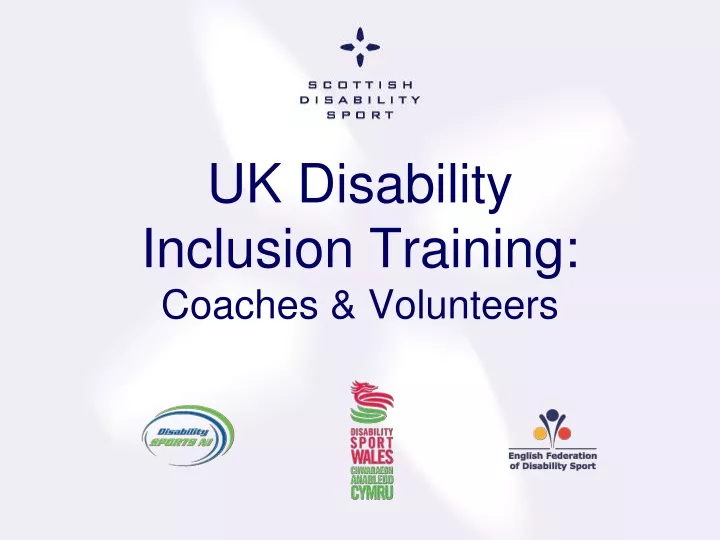 uk disability inclusion training coaches volunteers