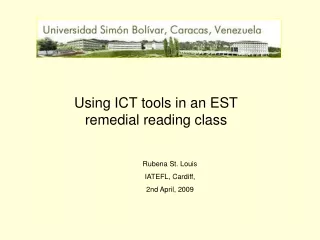 Using ICT tools in an EST remedial reading class