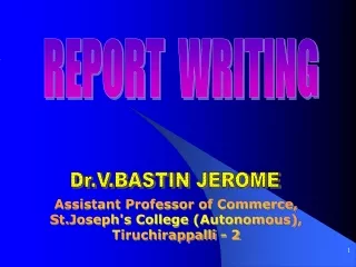 REPORT  WRITING