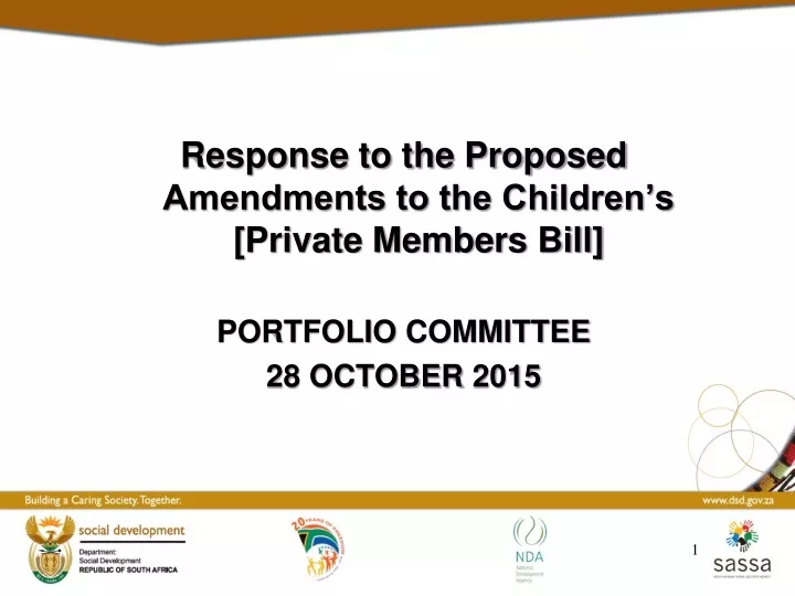 response to the proposed amendments