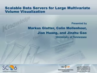 Scalable Data Servers for Large Multivariate Volume Visualization