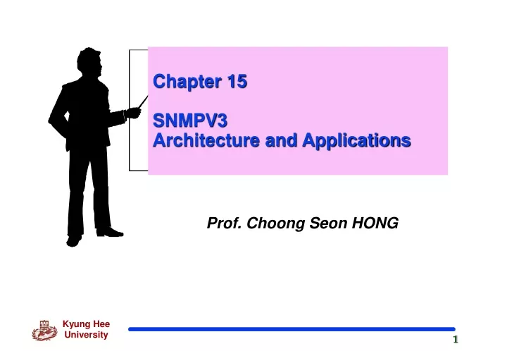chapter 15 snmpv3 architecture and applications