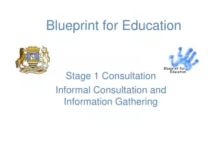 Blueprint for Education