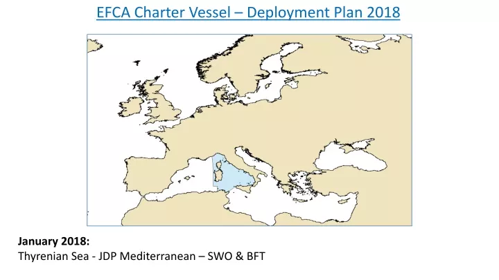 efca charter vessel deployment plan 2018