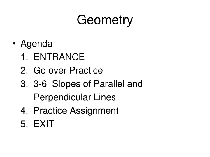 geometry