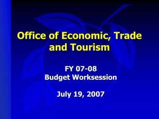 Office of Economic, Trade and Tourism