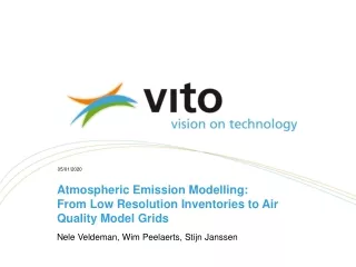 Atmospheric Emission Modelling: From Low Resolution Inventories to Air Quality Model Grids