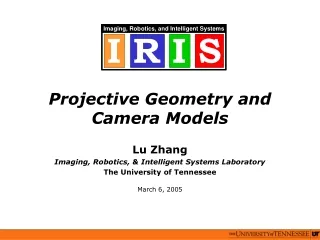 Projective Geometry and Camera Models