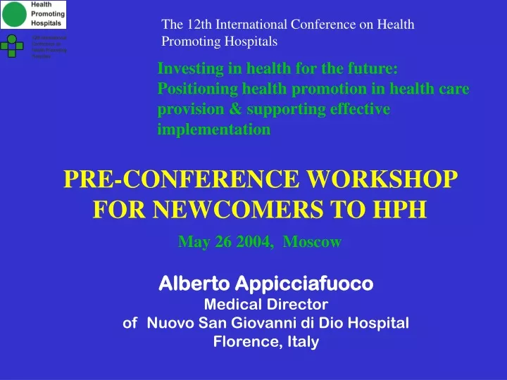 the 12th international conference on health