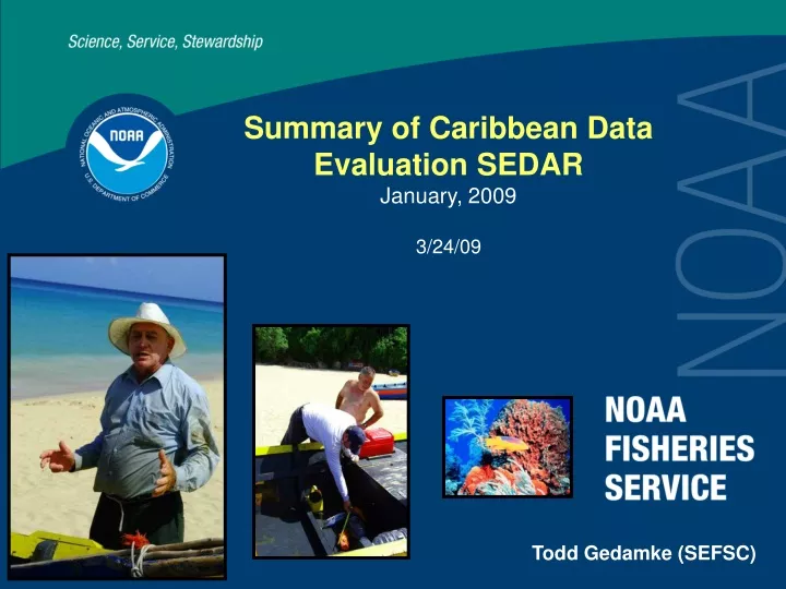 summary of caribbean data evaluation sedar