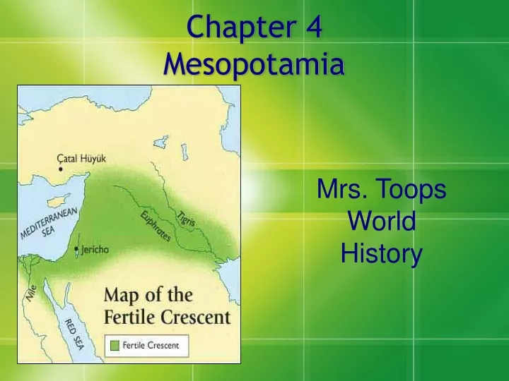 chapter 4 mesopotamia