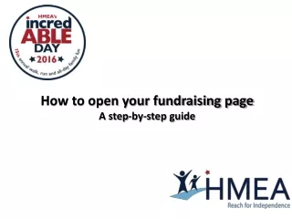 How to open your fundraising page A step-by-step guide