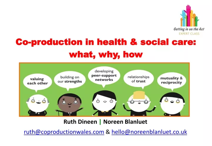 co production in health social care what why how