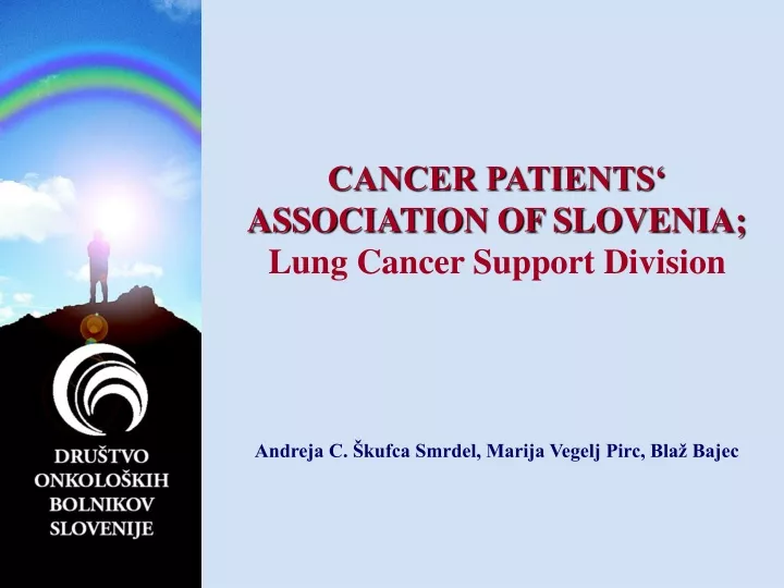 cancer patients association of slovenia lung