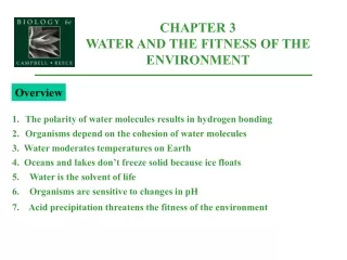 7.    Acid precipitation threatens the fitness of the environment