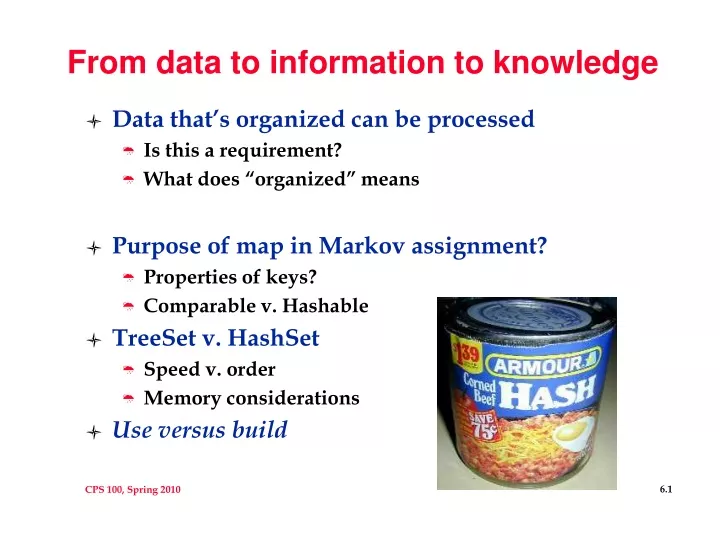 from data to information to knowledge